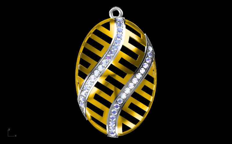 White and Gold Women Earring