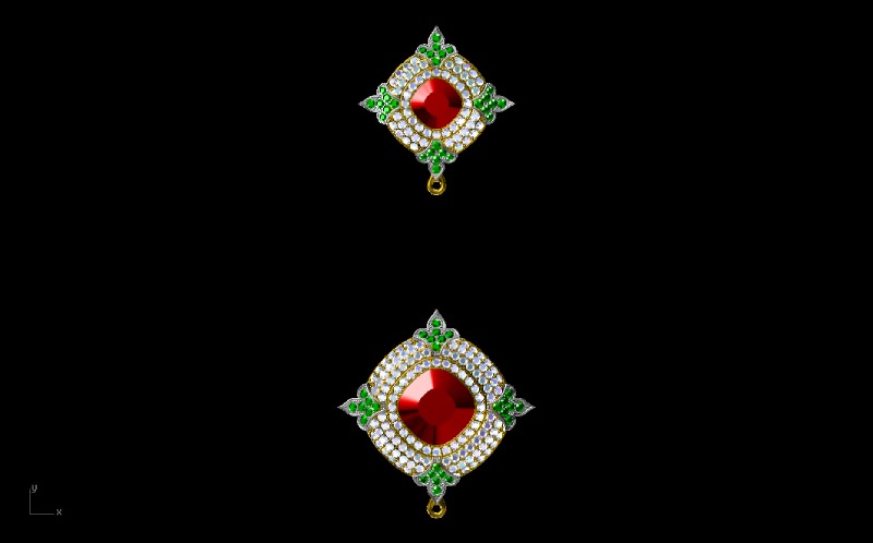 The White And Red Stylish Women Earring