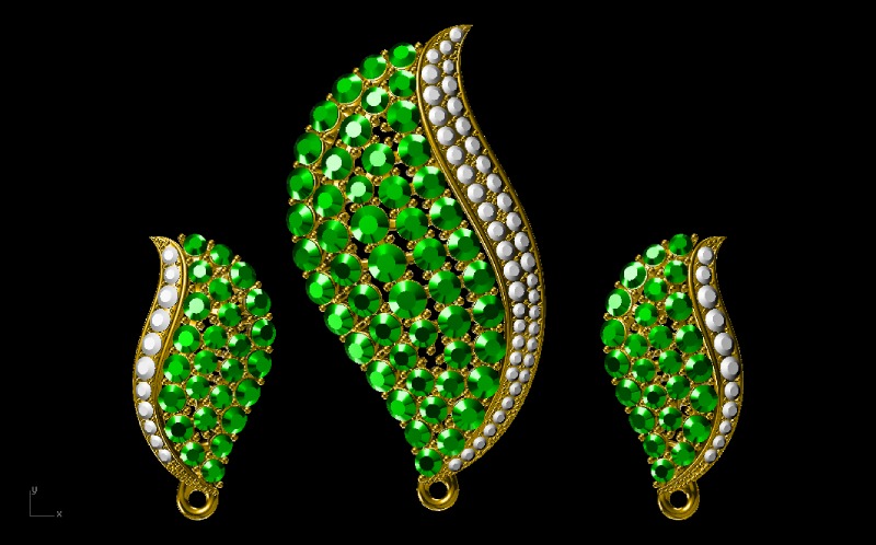 Green Earring