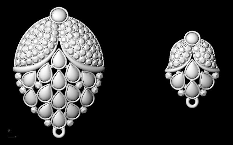 White Beautiful Women Earring