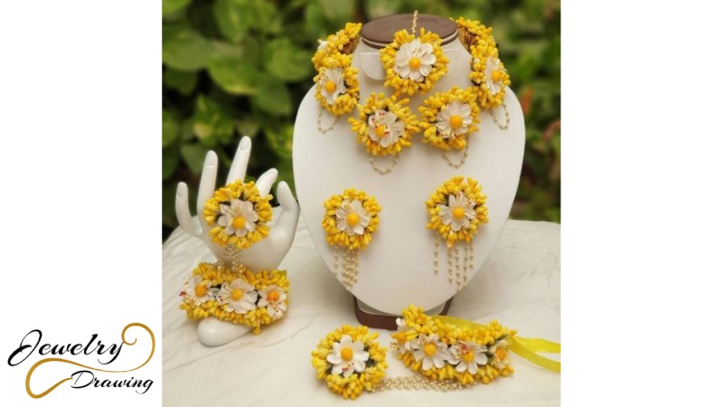 Flower Jewellery For Haldi
