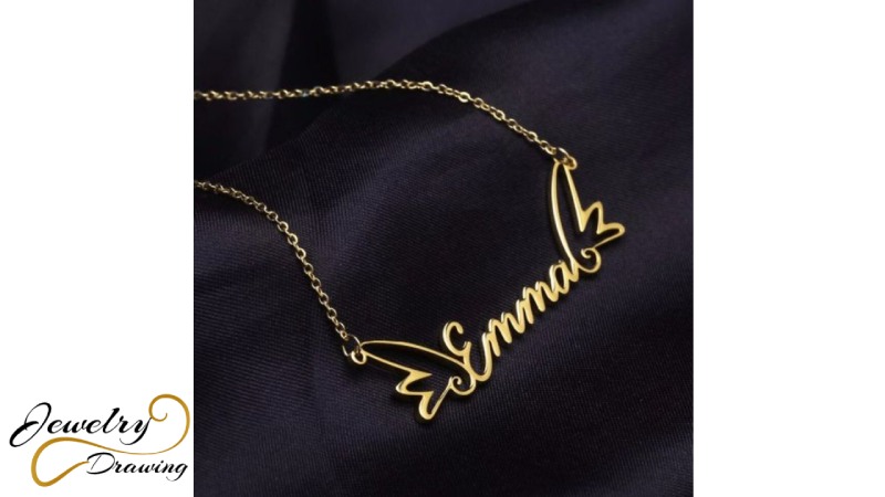 Double edge unique design decoration name locket