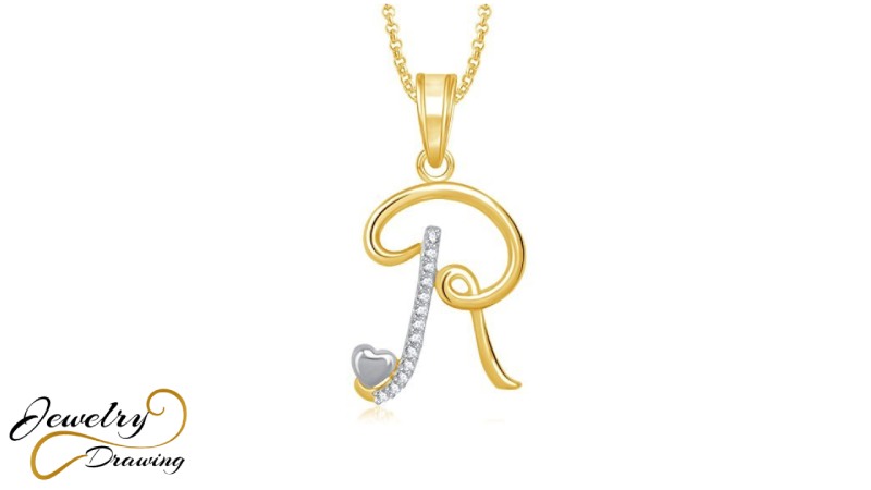 First name combination special small heart design locket