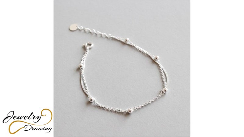 Round and heart objects silver and pearls mixture necklace