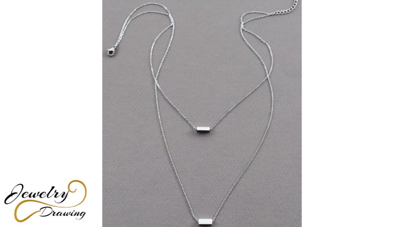 Small brick design limited edition silver pendant