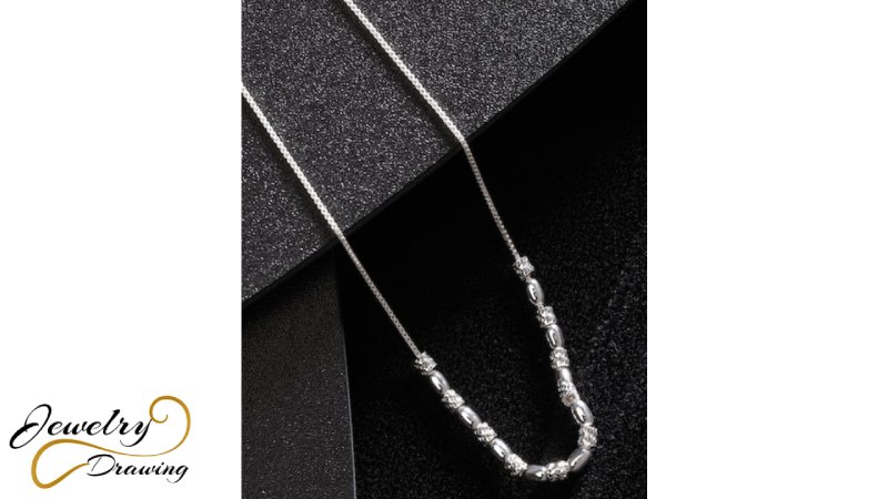 Small objects silver, chain design pendant