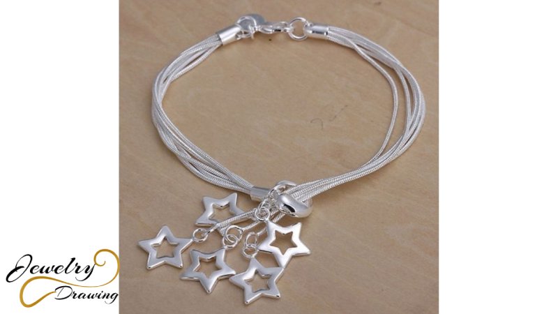 Star group edition, silver necklace