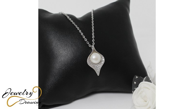 sea lover special designer silver necklace