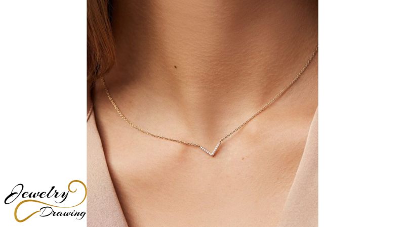 Diamond and gold combination first name design lightweight gold pendant