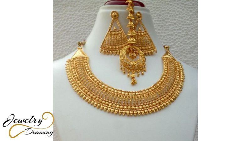 Queen majesty iconic gold jewellery set