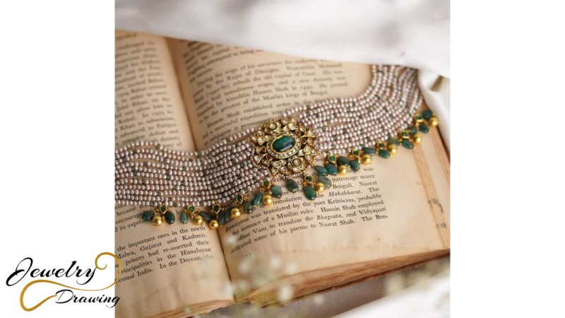 Royal beauty designer special edition pearl layers and unique design combination jewellery necklace