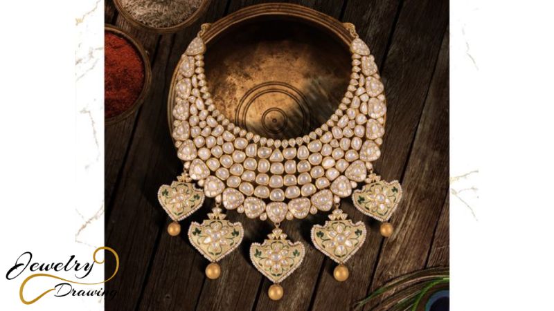 All white shine special with multi-colour combination design artificial necklace