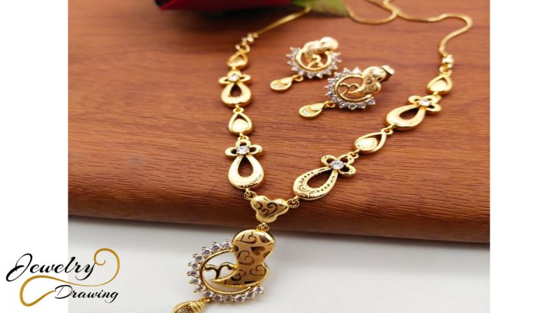 Decorative designs combination artificial jewellery set
