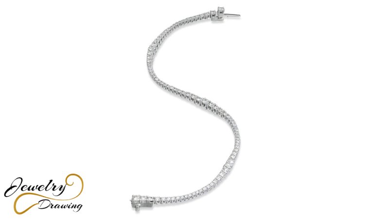 Round shape cover designer platinum chain