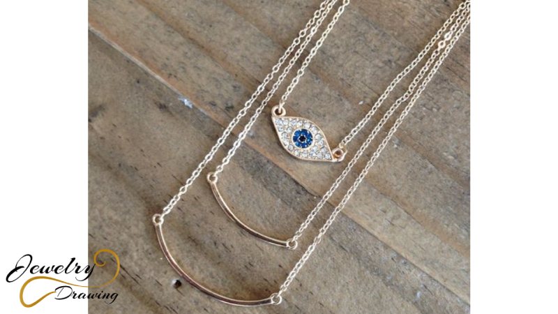 Triple chain designer combination pendant