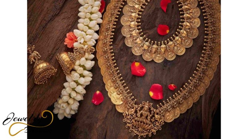 Tradition special kasu mala jewellery set