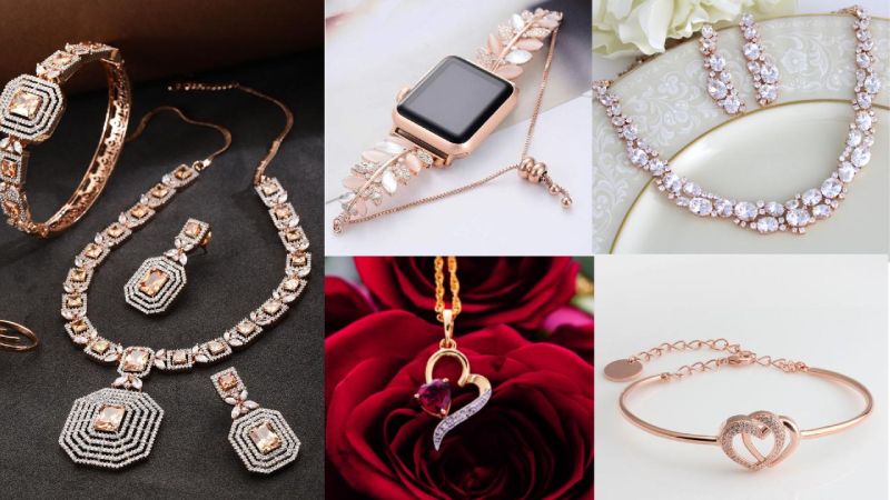 Rose Gold Jewellery Designs