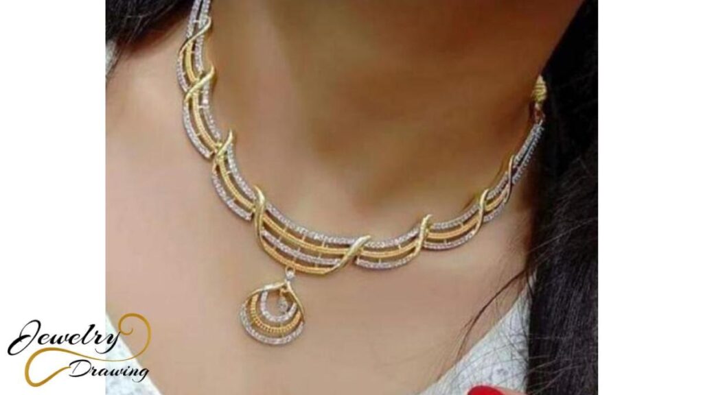 Golden and silver moulded