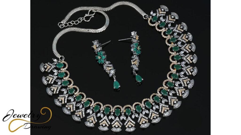 Multicolour diamonds and silver